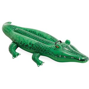 Intex Inflatable Crocodile Ride On 168cm x 86cm, Green Kids Water Float with Heavy Duty Handles, Inflatable Pool and Holiday Water Toy Max 40kg Intex Inflatable Crocodile Ride On 168cm x 86cm, Green Kids Water Float with Heavy Duty Handles, Inflatable Pool and Holiday Water Toy Max 40kg