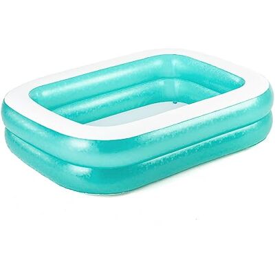 Bestway 6'7ft Family Inflatable Paddling Pool, 450L Garden Swimming Pool Large 2m family pool, 450L capacity, durable vinyl, quick inflation, easy drain valve, ideal for summer fun Bestway 6'7ft Family Inflatable Paddling Pool, 450L Garden Swimming Pool Large 2m family pool, 450L capacity, durable vinyl, quick inflation, easy drain valve, ideal for summer fun