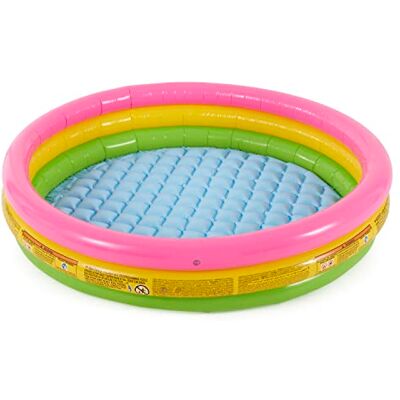 Intex Sunset Glow Inflatable Pool, 58 x 13 Inches Intex Sunset Glow Inflatable Pool, 58 x 13 Inches