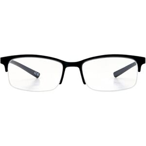 Foster Grant Dublin Biff Reading Glasses for Men & Women +3.00 – Semi-Rimless Frame in Matte Black with Spring Hinges, Scratch-Resistant Lenses & Protective Case Foster Grant Dublin Biff Reading Glasses for Men & Women +3.00 – Semi-Rimless Frame in Matte Black with Spring Hinges, Scratch-Resistant Lenses & Protective Case