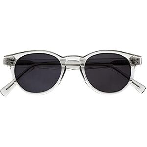 OPULIZE Rox Super Stylish Shiny Clear Womens Mens Reading Sunglasses UV400 Metal Hinges Round S89-C +1.50 OPULIZE Rox Super Stylish Shiny Clear Womens Mens Reading Sunglasses UV400 Metal Hinges Round S89-C +1.50