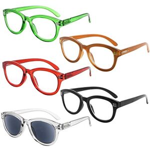 Eyekepper Eyekeeper Cat Eye Reading Glasses for Women 5-Pack Oversize Ladies Readers +1.50 Eyekepper Eyekeeper Cat Eye Reading Glasses for Women 5-Pack Oversize Ladies Readers +1.50