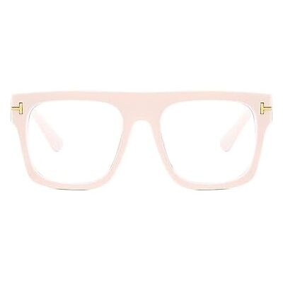 NOVESIXTDAT Stylish Oversized Aviator Reading Glasses, Large Square Blue Light Blocking Computer Readers Unbreakable Eyeglasses (Color : White-1, Size : +300) NOVESIXTDAT Stylish Oversized Aviator Reading Glasses, Large Square Blue Light Blocking Computer Readers Unbreakable Eyeglasses (Color : White-1, Size : +300)