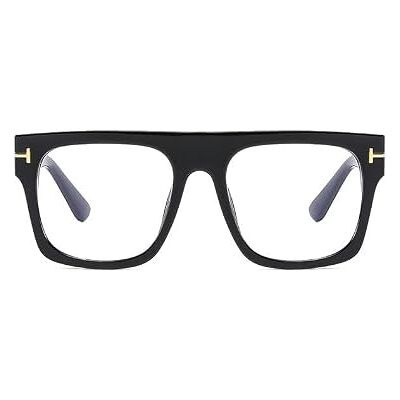 NOVESIXTDAT Stylish Oversized Aviator Reading Glasses, Large Square Blue Light Blocking Computer Readers Unbreakable Eyeglasses (Color : Black, Size : +250) NOVESIXTDAT Stylish Oversized Aviator Reading Glasses, Large Square Blue Light Blocking Computer Readers Unbreakable Eyeglasses (Color : Black, Size : +250)