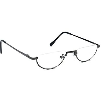 Agstum Semi Rimless Half Moon Metal Reading Glasses with Spring Hinge Agstum Semi Rimless Half Moon Metal Reading Glasses with Spring Hinge