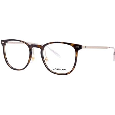 MONTBLANC Eyeglasses Havana-gold-transparent/Lens Height: 43,00 Lens Diagonal: 56,10 Shape Description: Rectangular/Squared MONTBLANC Eyeglasses Havana-gold-transparent/Lens Height: 43,00 Lens Diagonal: 56,10 Shape Description: Rectangular/Squared