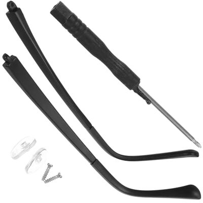 Luvafey Glasses Arm Replacement 3 Pairs TR90 Eyeglass Temple Arms Replacement for Frames for Eyewear and Sunglasses Luvafey Glasses Arm Replacement 3 Pairs TR90 Eyeglass Temple Arms Replacement for Frames for Eyewear and Sunglasses
