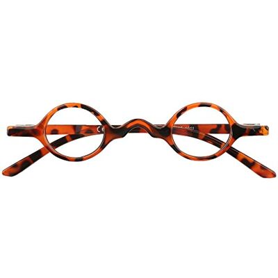 Agstum Cute Retro Readers Small Round Vintage Mini Reading Glasses with Spring Hinge Agstum Cute Retro Readers Small Round Vintage Mini Reading Glasses with Spring Hinge