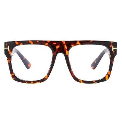NOVESIXTDAT Stylish Oversized Aviator Reading Glasses, Large Square Blue Light Blocking Computer Readers Unbreakable Eyeglasses (Color : Tortoiseshell-2, Size : +250) NOVESIXTDAT Stylish Oversized Aviator Reading Glasses, Large Square Blue Light Blocking Computer Readers Unbreakable Eyeglasses (Color : Tortoiseshell-2, Size : +250)