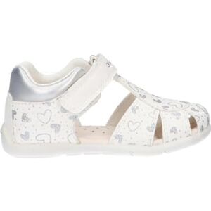 Geox Baby B Elthan Girl C Sandal, White Silver, 5 UK Child Geox Baby B Elthan Girl C Sandal, White Silver, 5 UK Child