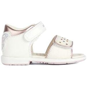 Geox Boy's Girl's B Verred Sandal, White Old Rose, 4.5 UK Child Geox Boy's Girl's B Verred Sandal, White Old Rose, 4.5 UK Child