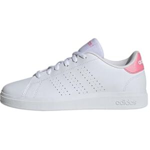 adidas Advantage Base 2.0 Shoes Junior Tennis, Cloud White/Bliss Pink/Core Black, 4.5 UK adidas Advantage Base 2.0 Shoes Junior Tennis, Cloud White/Bliss Pink/Core Black, 4.5 UK