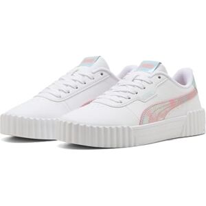 Puma Carina 3.0 Space Belle JR Sneaker, White-PINKSCAPE, 3 UK Puma Carina 3.0 Space Belle JR Sneaker, White-PINKSCAPE, 3 UK