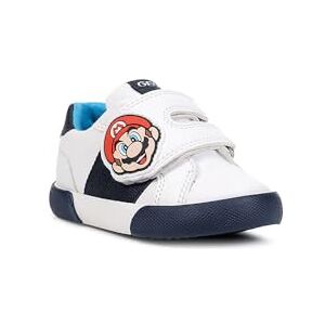 Geox B GISLI BOY C, Baby Jungen Sneaker, White/Navy, Geox B GISLI BOY C, Baby Jungen Sneaker, White/Navy,