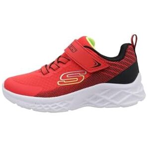 Skechers Unisex Kids Microspec Ii Zovrix Trainers, Red Textile Synthetic Black Trim, 12.5 UK Skechers Unisex Kids Microspec Ii Zovrix Trainers, Red Textile Synthetic Black Trim, 12.5 UK