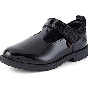 Kickers Girl's Lachly T-Bar Leather School Shoes Elegant T-Bar Style Everyday Comfort Fit, Cushioned for All-Day Wear, Black, 8.5 UK Child Kickers Girl's Lachly T-Bar Leather School Shoes Elegant T-Bar Style Everyday Comfort Fit, Cushioned for All-Day Wear, Black, 8.5 UK Child