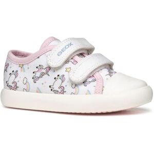 Geox Baby GISLI Girl B Sneaker, White/Pink, 6 UK Child Geox Baby GISLI Girl B Sneaker, White/Pink, 6 UK Child