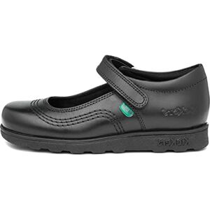 Kickers Girl's Fragma Pop Leather School Shoes Smart Everyday School Look Everyday Comfort Fit, Cushioned for All-Day Wear, Black, 11 UK Child Kickers Girl's Fragma Pop Leather School Shoes Smart Everyday School Look Everyday Comfort Fit, Cushioned for All-Day Wear, Black, 11 UK Child