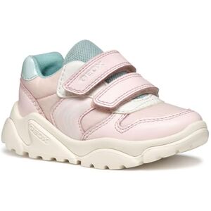 Geox Baby B CIUFCIUF Girl A Sneaker, Lt Pink/Watersea, 7 UK Child Geox Baby B CIUFCIUF Girl A Sneaker, Lt Pink/Watersea, 7 UK Child