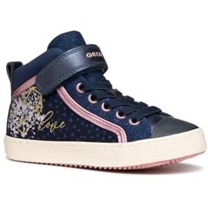 Geox J Kalispera Girl Sneaker, Navy/DK Rose, 2.5 UK Geox J Kalispera Girl Sneaker, Navy/DK Rose, 2.5 UK
