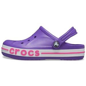 Crocs Kids Clogs, Bayaband Clog K, Neon Purple/Digital Violet,11 UK Child Crocs Kids Clogs, Bayaband Clog K, Neon Purple/Digital Violet,11 UK Child