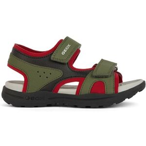 Geox Boys' J Vaniett Boy C Sandal, Military Red, 13 UK Child Geox Boys' J Vaniett Boy C Sandal, Military Red, 13 UK Child