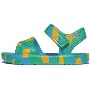 Fitflop iQUSHION KIDS TODDLER LEAF-PRINT ERG. B/S SANDALS Fitflop iQUSHION KIDS TODDLER LEAF-PRINT ERG. B/S SANDALS