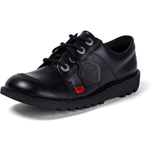 Kickers Kick Lo Y Core Youths Black Leather Shoes-EU 37 Kickers Kick Lo Y Core Youths Black Leather Shoes-EU 37