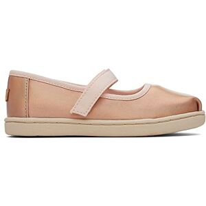 TOMS Tiny Girls Mary Jane Flat, Rose Gold Metallic TOMS Tiny Girls Mary Jane Flat, Rose Gold Metallic