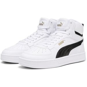 Puma Unisex Youth Caven 2.0 Mid Jr Sneakers, White- Black-Gold, 4 UK Puma Unisex Youth Caven 2.0 Mid Jr Sneakers, White- Black-Gold, 4 UK