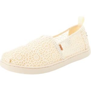 TOMS Girl's Classic Alpargata Loafer Flat, Natural Moroccan Crochet, 12.5 UK Child TOMS Girl's Classic Alpargata Loafer Flat, Natural Moroccan Crochet, 12.5 UK Child
