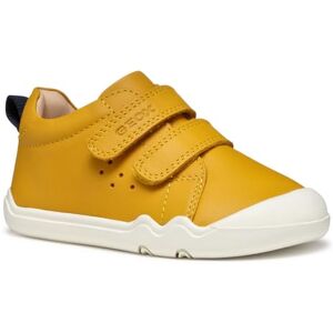 Geox Baby B STEPPIEUP BOY A Sneaker, Ochreyellow/Navy, 5 UK Child Geox Baby B STEPPIEUP BOY A Sneaker, Ochreyellow/Navy, 5 UK Child