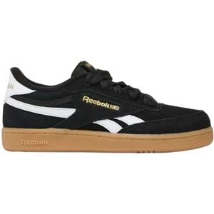 Reebok Unisex Kid's Club C Revenge Sneaker, Black/White/Gold, 27.5 Reebok Unisex Kid's Club C Revenge Sneaker, Black/White/Gold, 27.5