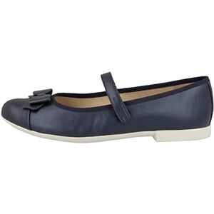 Geox Girls Jr Plie' Ballet Flat, Navy, 5 UK Geox Girls Jr Plie' Ballet Flat, Navy, 5 UK