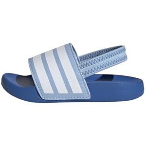 adidas Unisex Baby ADILETTE ESTRAP SLIDES INFANTS, Clear Sky/Cloud White/Bright Royal, 7 UK Child adidas Unisex Baby ADILETTE ESTRAP SLIDES INFANTS, Clear Sky/Cloud White/Bright Royal, 7 UK Child