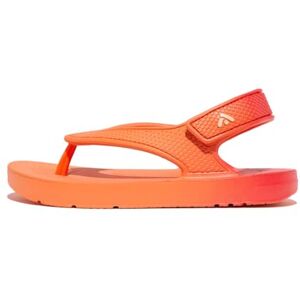 Fitflop Boy's Girl's iQUSHION Kids Toddler Ombre Ergonomic FLIP-Flops, Red Coral, 9 UK Child Fitflop Boy's Girl's iQUSHION Kids Toddler Ombre Ergonomic FLIP-Flops, Red Coral, 9 UK Child