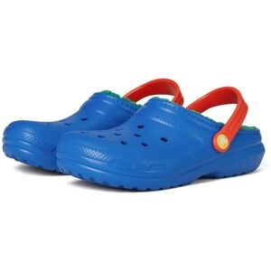 Crocs Kids Clogs, Classic Lined Clog K, Blue Bolt/Multi,12 UK Child Crocs Kids Clogs, Classic Lined Clog K, Blue Bolt/Multi,12 UK Child