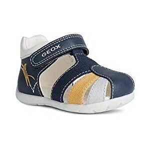 Geox Baby Boys' B Elthan Boy Sandal, Navy Ochre, 2.5 UK Geox Baby Boys' B Elthan Boy Sandal, Navy Ochre, 2.5 UK