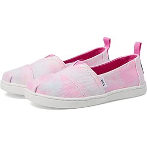 TOMS Girl's Classic Alpargata Loafer Flat, Neon Pink Multi Tie Dye, 5 UK TOMS Girl's Classic Alpargata Loafer Flat, Neon Pink Multi Tie Dye, 5 UK