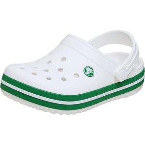 Crocs Unisex Kids Clog,Crocband Clog K,White/Green Ivy,2 UK Child Crocs Unisex Kids Clog,Crocband Clog K,White/Green Ivy,2 UK Child