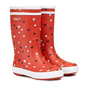 Aigle Boy's Unisex Kids Lolly Pop F Pt2 Rain Boot, Multicolor Red Hearts, 13 UK Child Aigle Boy's Unisex Kids Lolly Pop F Pt2 Rain Boot, Multicolor Red Hearts, 13 UK Child
