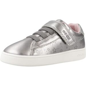 Geox Baby B ECLYPER Girl A Sneaker, Silver, 4 UK Child Geox Baby B ECLYPER Girl A Sneaker, Silver, 4 UK Child