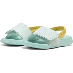 Puma Unisex Baby Popcat 20 Backstrap AC INF Slide Sandal, Peaceful Blue White-Safe Lake-Sunny Yellow, 6 UK Child Puma Unisex Baby Popcat 20 Backstrap AC INF Slide Sandal, Peaceful Blue White-Safe Lake-Sunny Yellow, 6 UK Child