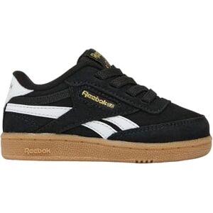 Reebok Unisex Kid's Club C Revenge Sneaker, Black/White/Gold, 24.5 Reebok Unisex Kid's Club C Revenge Sneaker, Black/White/Gold, 24.5
