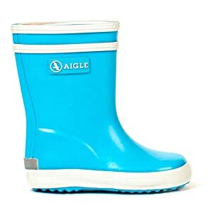 Aigle Unisex Kids Baby Flac Wellington Boots, Blue Bleu Ciel, 4.5 UK Child Aigle Unisex Kids Baby Flac Wellington Boots, Blue Bleu Ciel, 4.5 UK Child