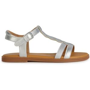 Geox Boy's J Karly Girl Sandal, Silver, 7 UK Child Geox Boy's J Karly Girl Sandal, Silver, 7 UK Child
