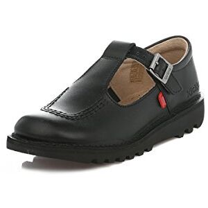 Kickers Girls Kick T Bar J Core Black Leather School Shoes 1-KF0000849BTW 2 UK 34 EU Kickers Girls Kick T Bar J Core Black Leather School Shoes 1-KF0000849BTW 2 UK 34 EU