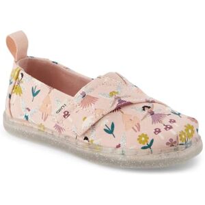 TOMS Girl's Classic Alpargata Loafer Flat, Ballet Pink Glitter Fairy Garden, 12.5 UK Child TOMS Girl's Classic Alpargata Loafer Flat, Ballet Pink Glitter Fairy Garden, 12.5 UK Child