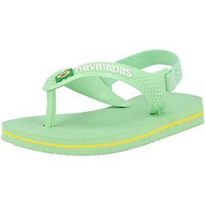 Havaianas Unisex Baby Brasil Logo Ii Flip-Flop, Hydro Green, 5 UK Child Havaianas Unisex Baby Brasil Logo Ii Flip-Flop, Hydro Green, 5 UK Child