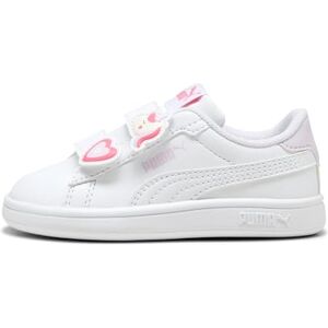 Puma Baby Girls Smash 3.0 Badges V Inf Sneaker, White Magic Rose Lilac Frost, 7 UK Child Puma Baby Girls Smash 3.0 Badges V Inf Sneaker, White Magic Rose Lilac Frost, 7 UK Child